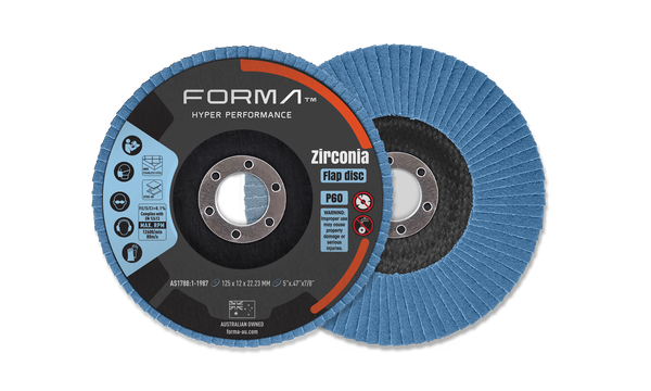 FORMA™ Hyper Performance Zirconia Flap Disc 125mm