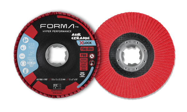 FORMA™ X-LOCK AIIR CERAMIC 125MM Flap Disc