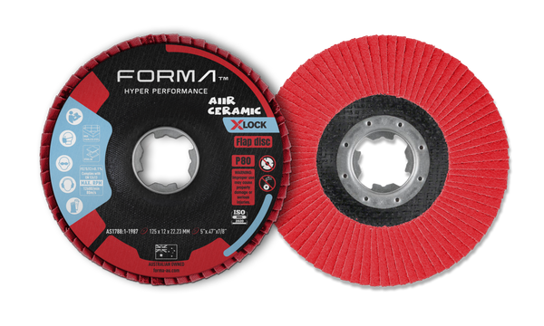 FORMA™ X-LOCK AIIR CERAMIC 125MM Flap Disc